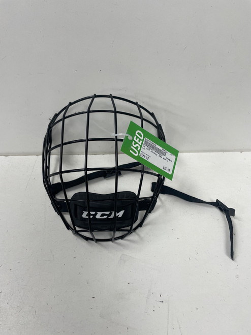 Vist Large View of Product Image Which is Used CCM Hockey Wire Mask Black LG