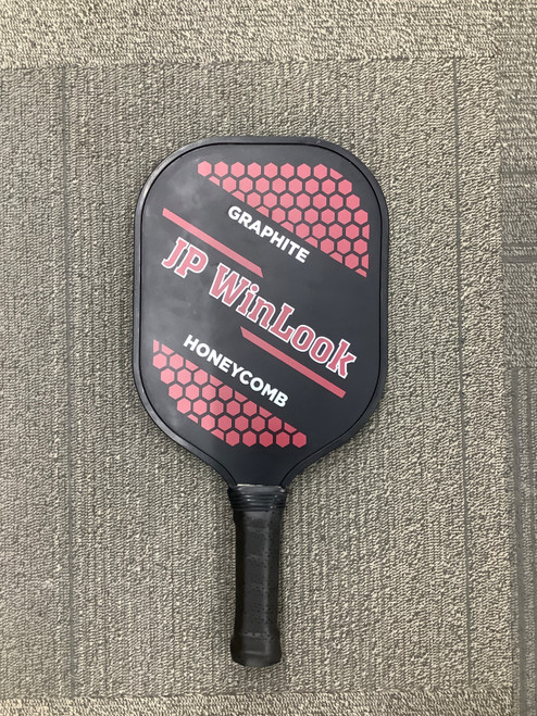 Vist Large View of Product Image Which is Used JP WINLOOK HONEYCOMB Pickleball Racquet Black