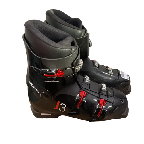 Vist Large View of Product Image Which is Used Alpina J3 ALPINA Womens DH Ski Boot Black 285 MP - M10.5 - W11.5