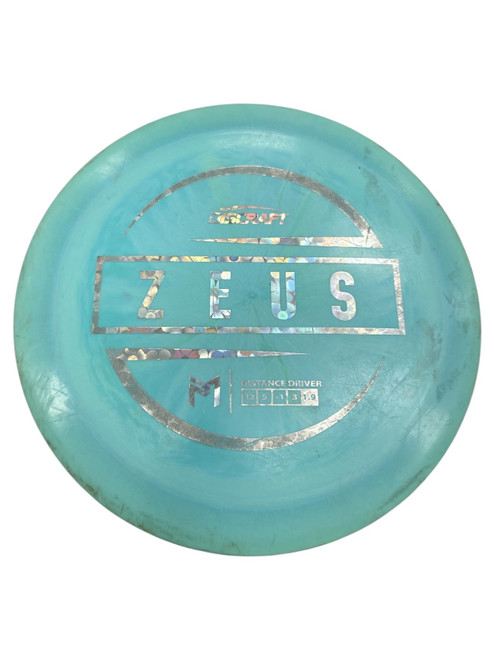 Vist Large View of Product Image Which is Used Discraft ZEUS Disc Golf Driver Royal Blue