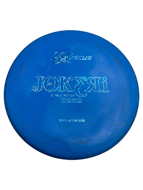 Vist Large View of Product Image Which is Used PRODISCUS JOKERI Disc Golf Putter Royal Blue