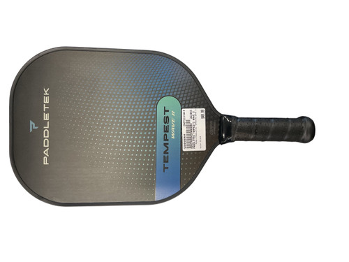Vist Large View of Product Image Which is Used PADDLETEK TEMPESTS WAVE 2 Pickleball Racquet Black