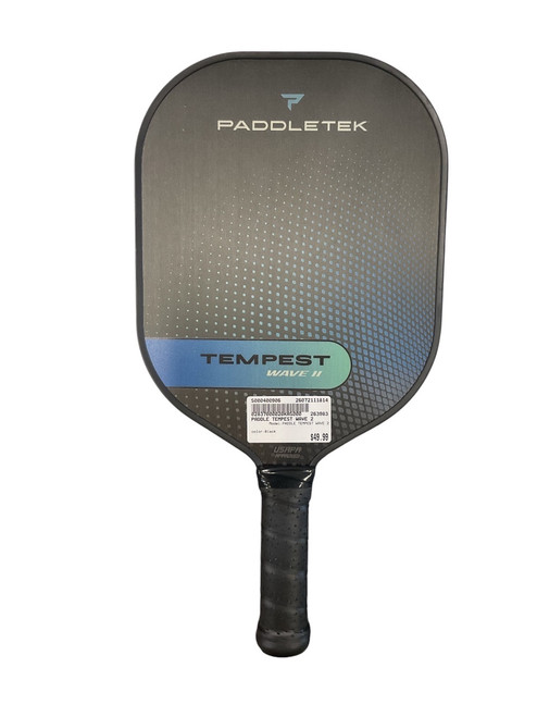 Vist Large View of Product Image Which is Used PADDLE TEMPEST WAVE 2 Pickleball Racquet Black