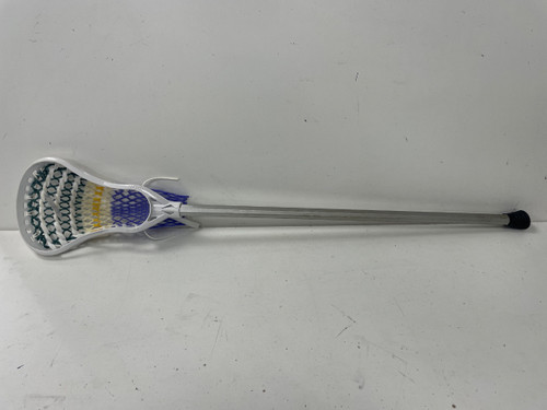 Vist Large View of Product Image Which is Used Gait ICON STRUNG HEAD Mens Lacrosse Head White