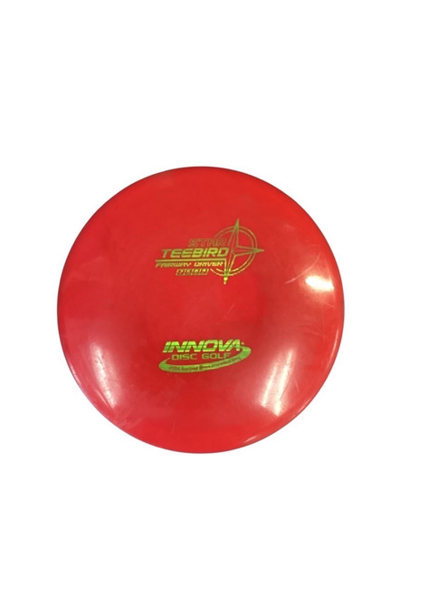 Vist Large View of Product Image Which is Used Innova TEEBIRD Disc Golf Driver Cardinal 175g