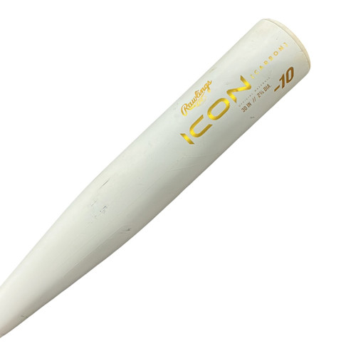 Vist Large View of Product Image Which is Used Rawlings 2024 ICON USSSA 2 3/4 Bat 30"