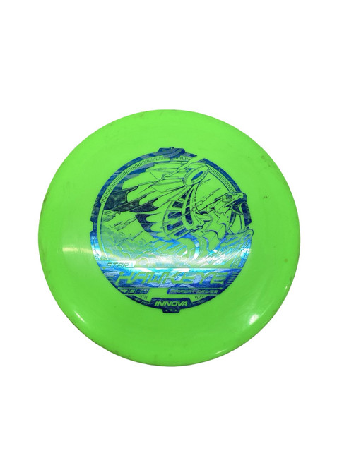 Vist Large View of Product Image Which is Used Innova STAR HAWKEYE Disc Golf Driver Yellow