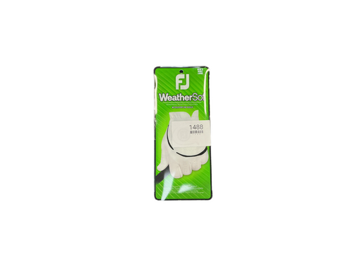 Vist Large View of Product Image Which is Used FootJoy (Already In As Foot Joy) WEATHERSOF Mens Golf Glove White LG