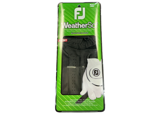 Vist Large View of Product Image Which is Used Foot Joy Mens Golf Glove Black LG
