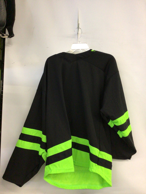 Vist Large View of Product Image Which is Used Hockey Practice Jersey Black LG