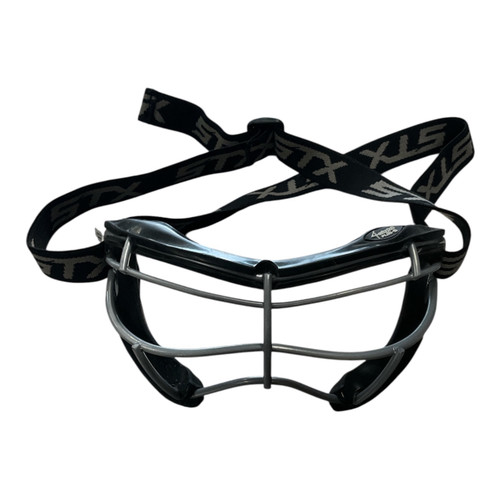 Vist Large View of Product Image Which is Used STX 4SIGHT PLUS-S Lacrosse Facial Protect Black SM