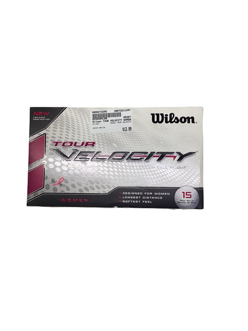 Vist Large View of Product Image Which is Used Wilson TOUR VELOCITY 15 Pack - Golf Balls White