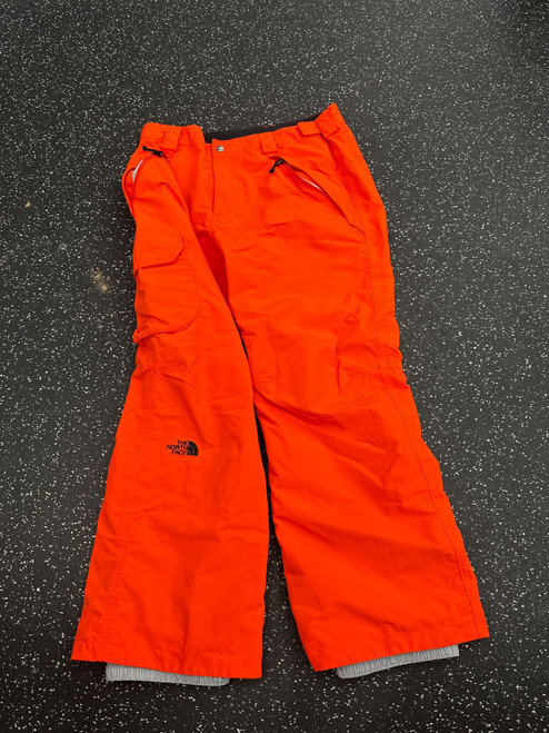 Vist Large View of Product Image Which is Used The North Face Snow Pants M Orange LG