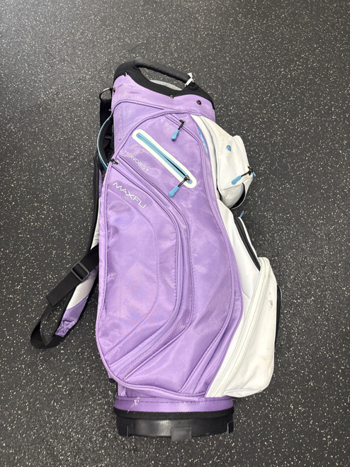 Vist Large View of Product Image Which is Used Maxfli HONORS+ Womens Cart Bag Purple