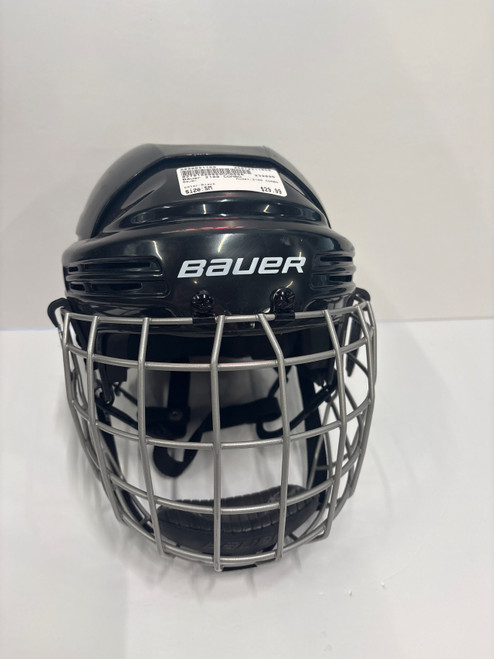 Vist Large View of Product Image Which is Used Bauer 2100 COMBO Helmet Cage Combo Black SM