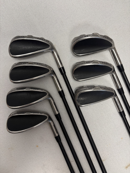 Vist Large View of Product Image Which is Used Cleveland HALO LAUNCER XL Mens Iron Set RH 5I-GW/AW