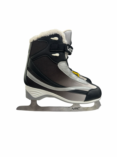 Vist Large View of Product Image Which is Used VIC BLACK SOFTBOOT WomensFigure Skate Black Senior 5