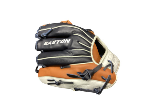 Vist Large View of Product Image Which is Used Easton TEB115SP BB/SB Glove RH Throw Black 11 1/2"