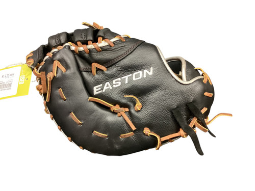 Vist Large View of Product Image Which is Used Easton TOURNAMENT ELITE BB/SB First Base RH Throw Black 12 1/2"