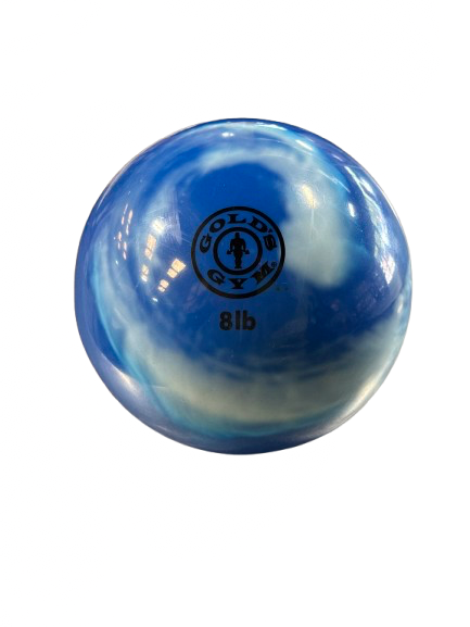 Vist Large View of Product Image Which is Used Golds Gym TONING BALL Body/Fit Ball Royal Blue 8 lb