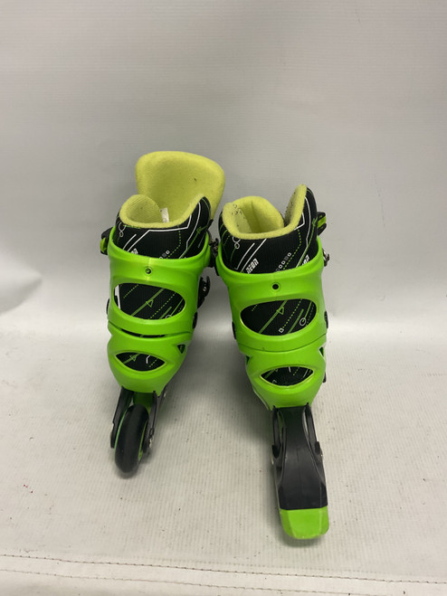 Vist Large View of Product Image Which is Used 2XS ADJUSTABLE SKATES Child Rec Fitness Skates Neon Green Youth 12.0