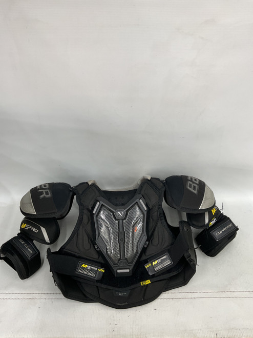 Vist Large View of Product Image Which is Used Bauer M5 PRO Junior Shoulder Pads SM