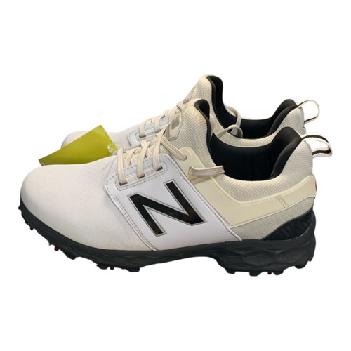 Vist Large View of Product Image Which is Used New Balance Mens Golf Shoes White Senior 8