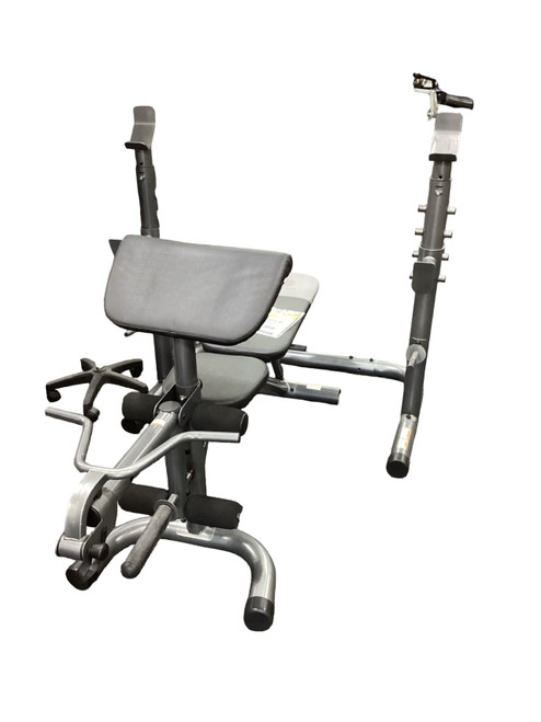 Vist Large View of Product Image Which is Used Golds Gym XRS 20 BENCH W/ RACK Olympic Bench