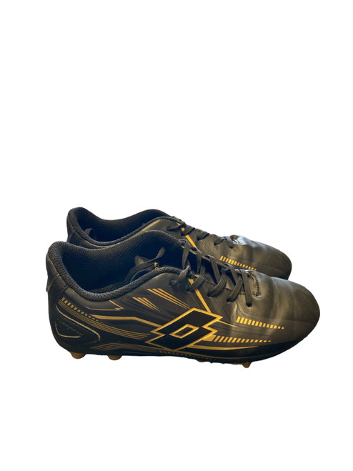 Vist Large View of Product Image Which is Used Lotto Soccer Cleats Black Junior 03