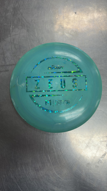 Vist Large View of Product Image Which is Used Discraft ZEUS Disc Golf Driver Teal