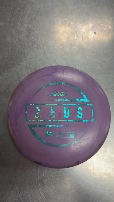 Vist Large View of Product Image Which is Used Discraft ZEUS Disc Golf Driver Purple