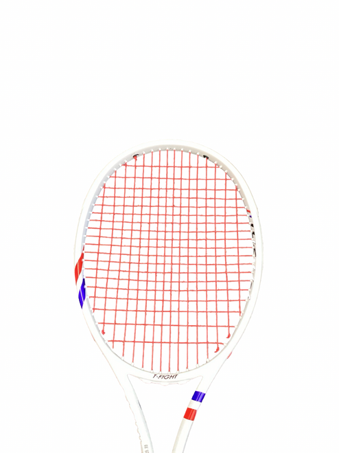 Vist Large View of Product Image Which is Used Tecnifibre TF40 305G Adult Tennis Racquet White 4 1/4"