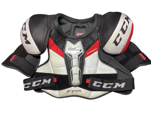 Vist Large View of Product Image Which is Used CCM JETSPEED FT475 SHOULDER Senior Shoulder Pads LG