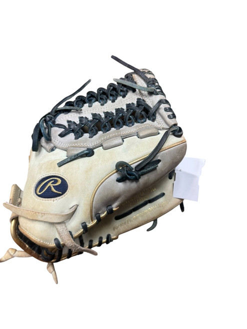 Vist Large View of Product Image Which is Used Rawlings LIBERTY 12.5 RH Throw Fastpitch Gloves Grey 12 1/2"
