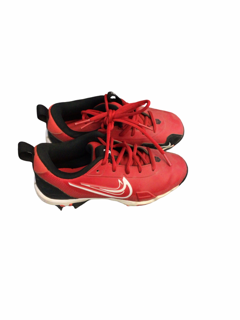 Vist Large View of Product Image Which is Used Nike TROUT BB/SB Cleats Red Junior 01.5