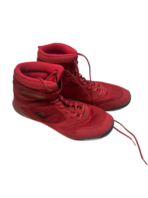 Vist Large View of Product Image Which is Used Everlast 016389 Boxing Shoes Red Senior 13