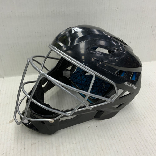 Vist Large View of Product Image Which is Used Easton GAMETIME Catchers Helmet w/Mask Black LG