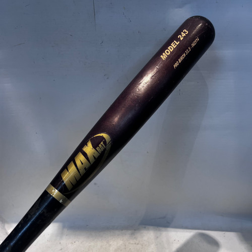 Vist Large View of Product Image Which is Used MAXBAT MODEL 243 BB/SB Wood Bat 33 1/2"