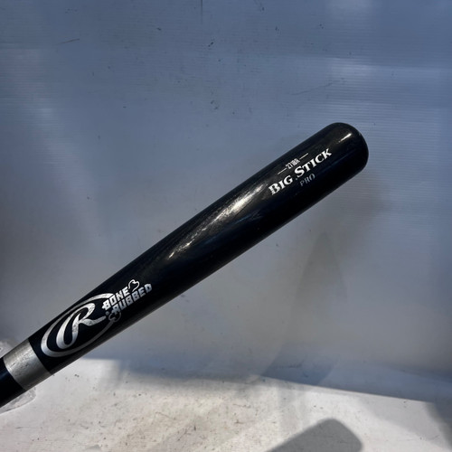 Vist Large View of Product Image Which is Used Rawlings BONE RUBBED BIG STICK BB/SB Wood Bat 34"