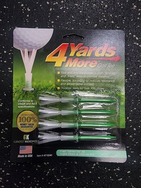 Vist Large View of Product Image Which is New 4 Yards More Golf Tees