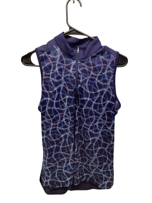 Vist Large View of Product Image Which is Used Callaway OPTI-DRI GOLF TANK Sleeveless Shirt W Navy Blue LG