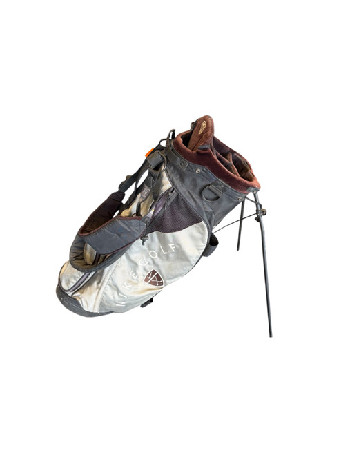 Vist Large View of Product Image Which is Used Nike GOLF Mens Stand Bag Grey