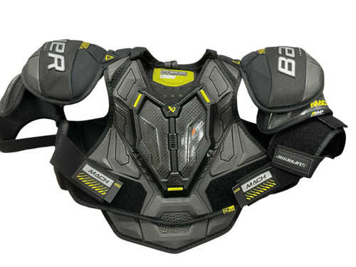 Vist Large View of Product Image Which is Used Bauer SUPREME MACH Senior Shoulder Pads MD