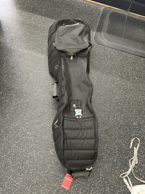 Vist Large View of Product Image Which is Used Samsonite SOFTSHELL TRAVEL GOLF BAG Travel Bag Black