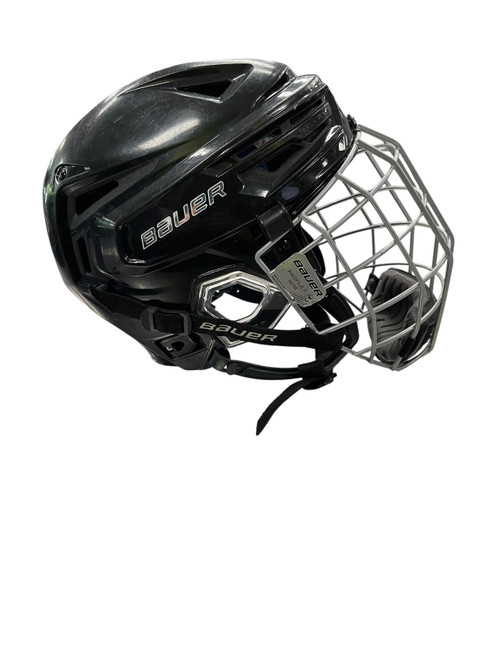 Vist Large View of Product Image Which is Used Bauer RE-AKT 150 Helmet Cage Combo Black SM