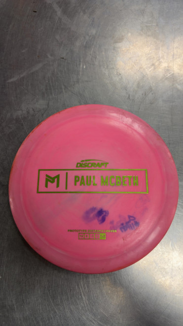 Vist Large View of Product Image Which is Used Discraft PROTO PAUL MCBETH Disc Golf Driver Pink