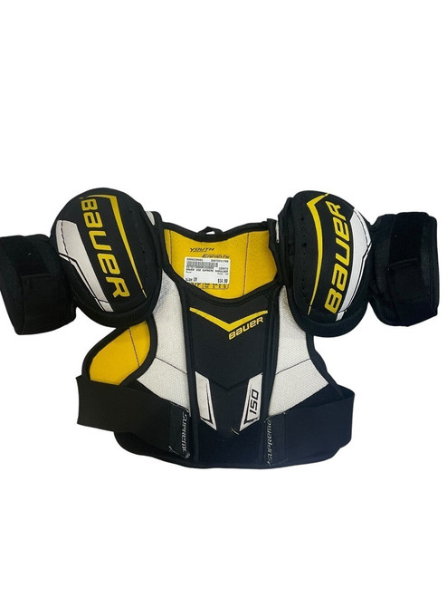 Vist Large View of Product Image Which is Used Bauer 150 Youth Shoulder Pads SM