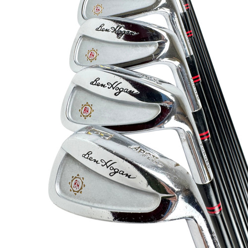 Vist Large View of Product Image Which is Used Ben Hogan APEX PLUS Men's RH Iron Set 3I-PW Regular Flex Graphite Shaft