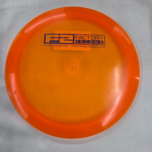 Vist Large View of Product Image Which is Used Innova CHAMPION F2 SHRYKE Disc Golf Driver OrangeInnova CHAMPION F2 SHRYKE Disc Golf Driver Orange