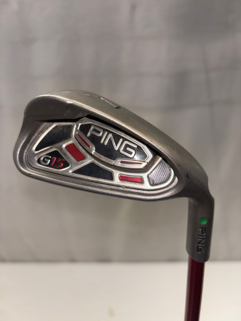 Vist Large View of Product Image Which is Used Ping G15 GREEN DOT Mens Individual Iron RH 7 Iron